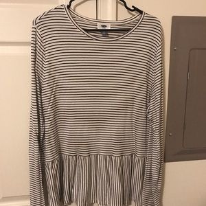 Old Navy Long Sleeve Peplum